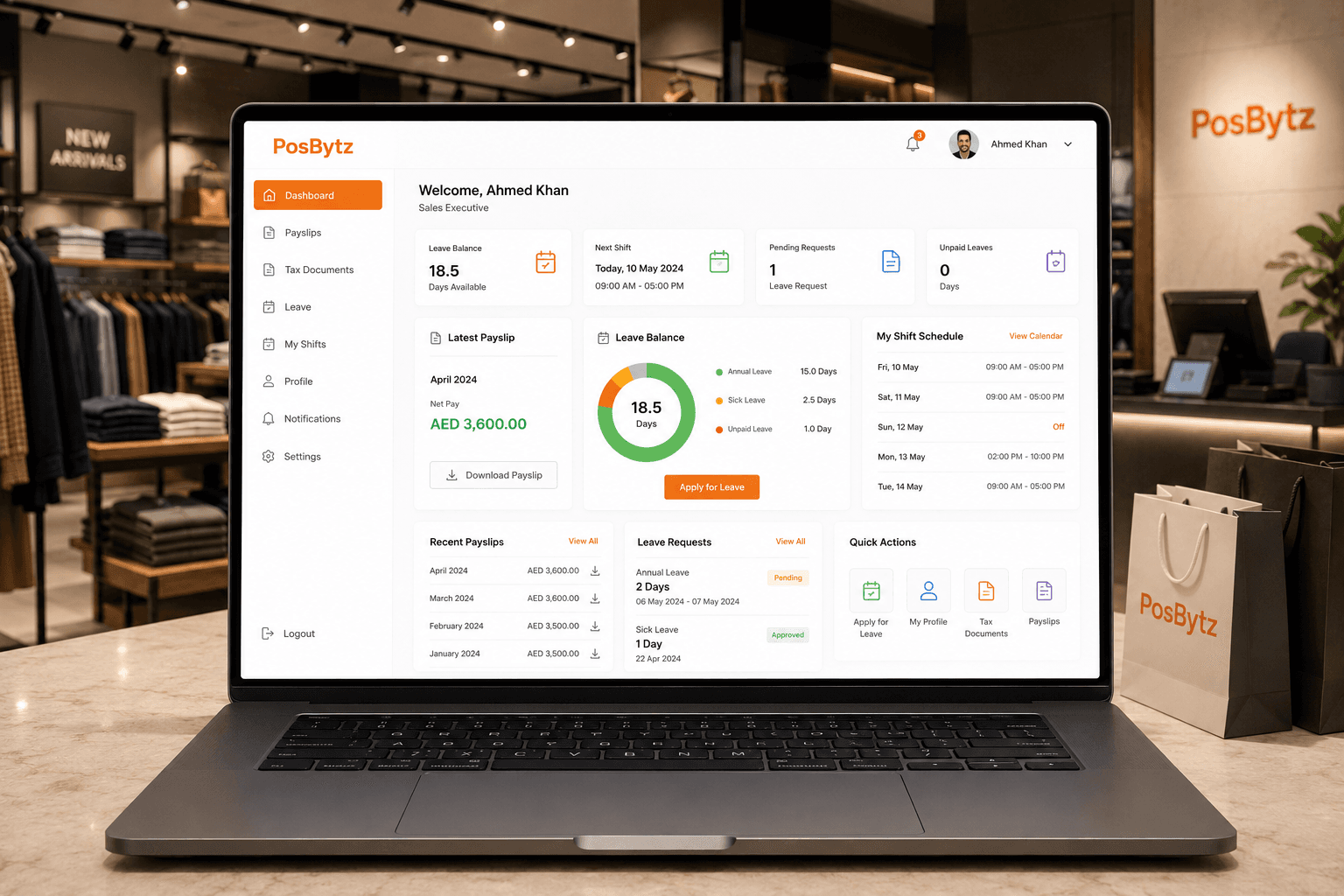 Employee Management with HR & Payroll ERP Software