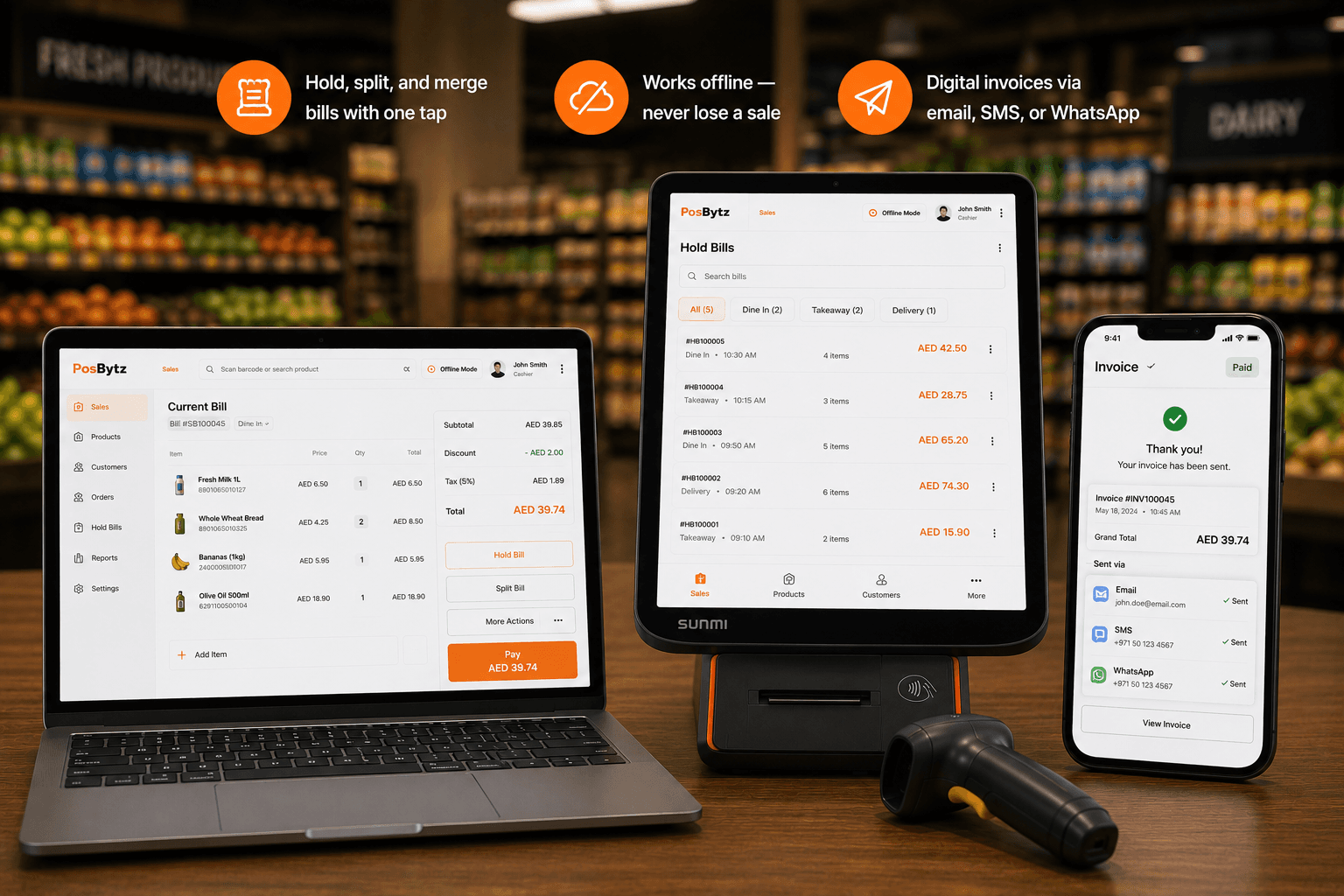 Cloud POS thats works Offline & Online