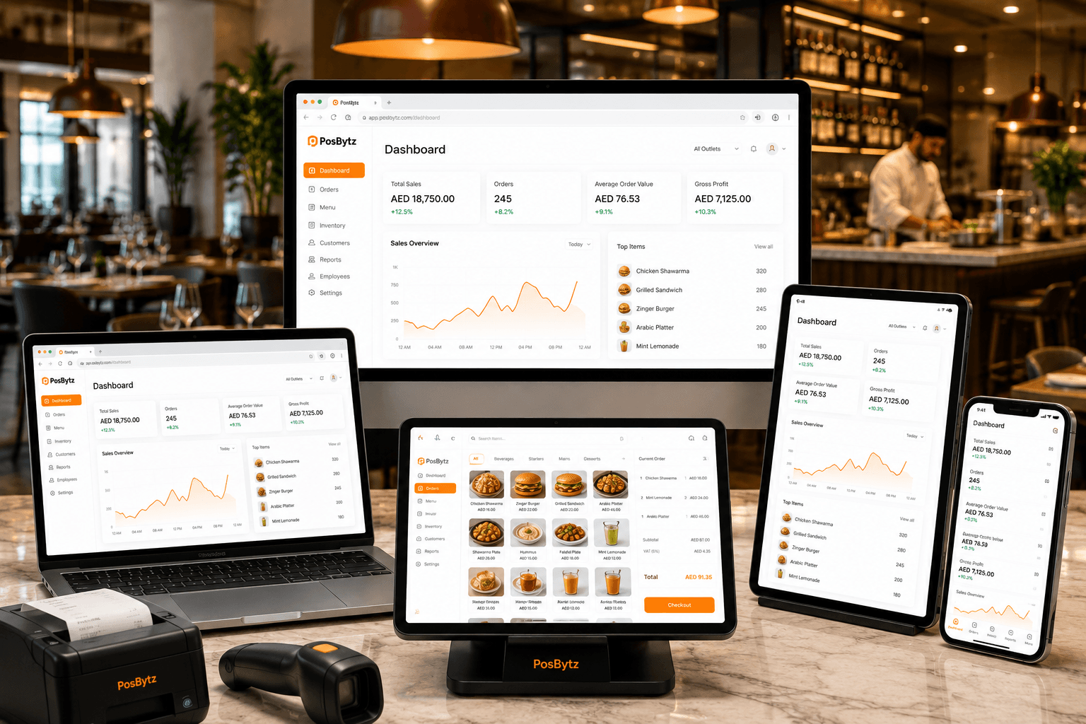 Simple Cloud Kitchen POS Software for Billing on the Go — Manage Multiple Brands with One POS