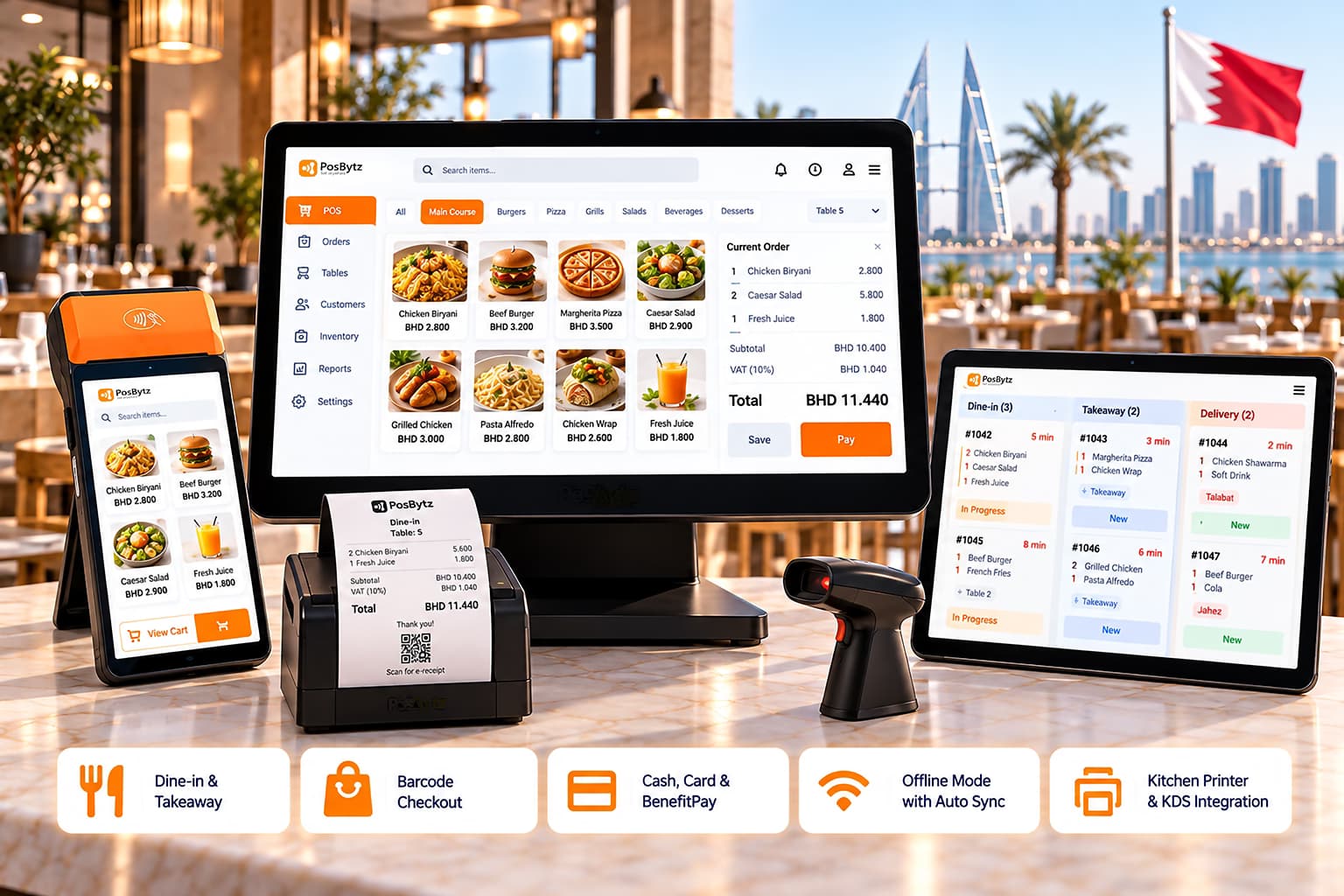 Fast Billing at the Counter, Table or Checkout