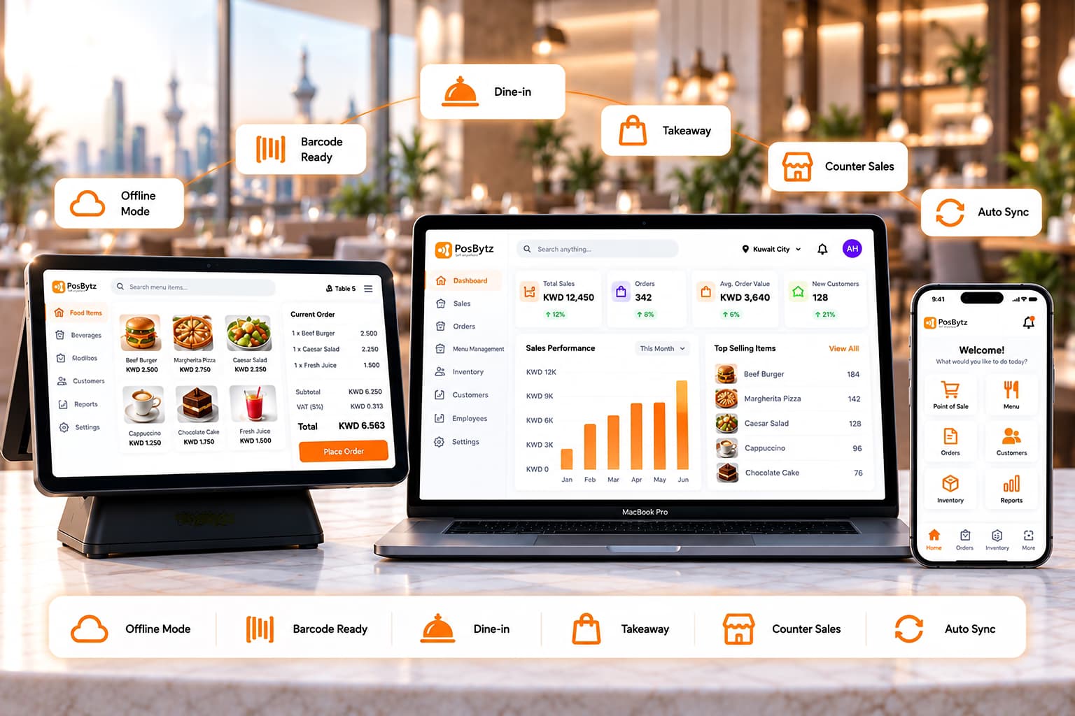 One Till for Every Order, On Any Device