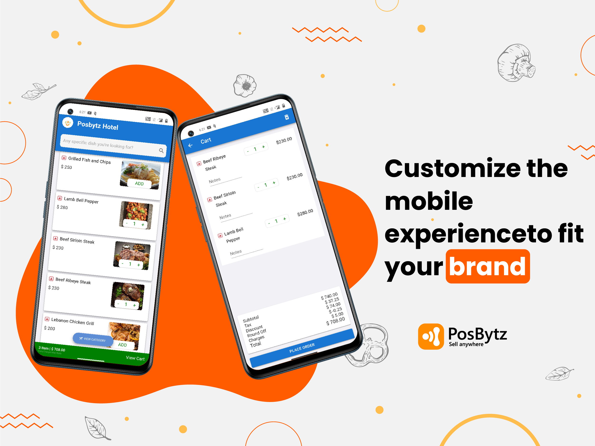 Customize the mobile experience to fit your brand