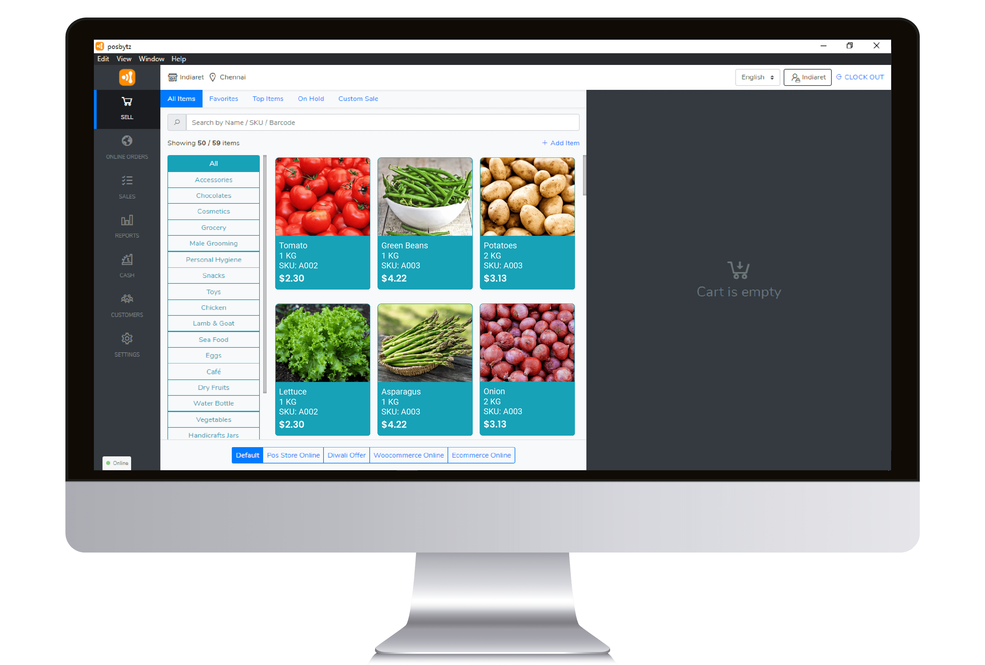 Vegetable shop billing software for easy billing