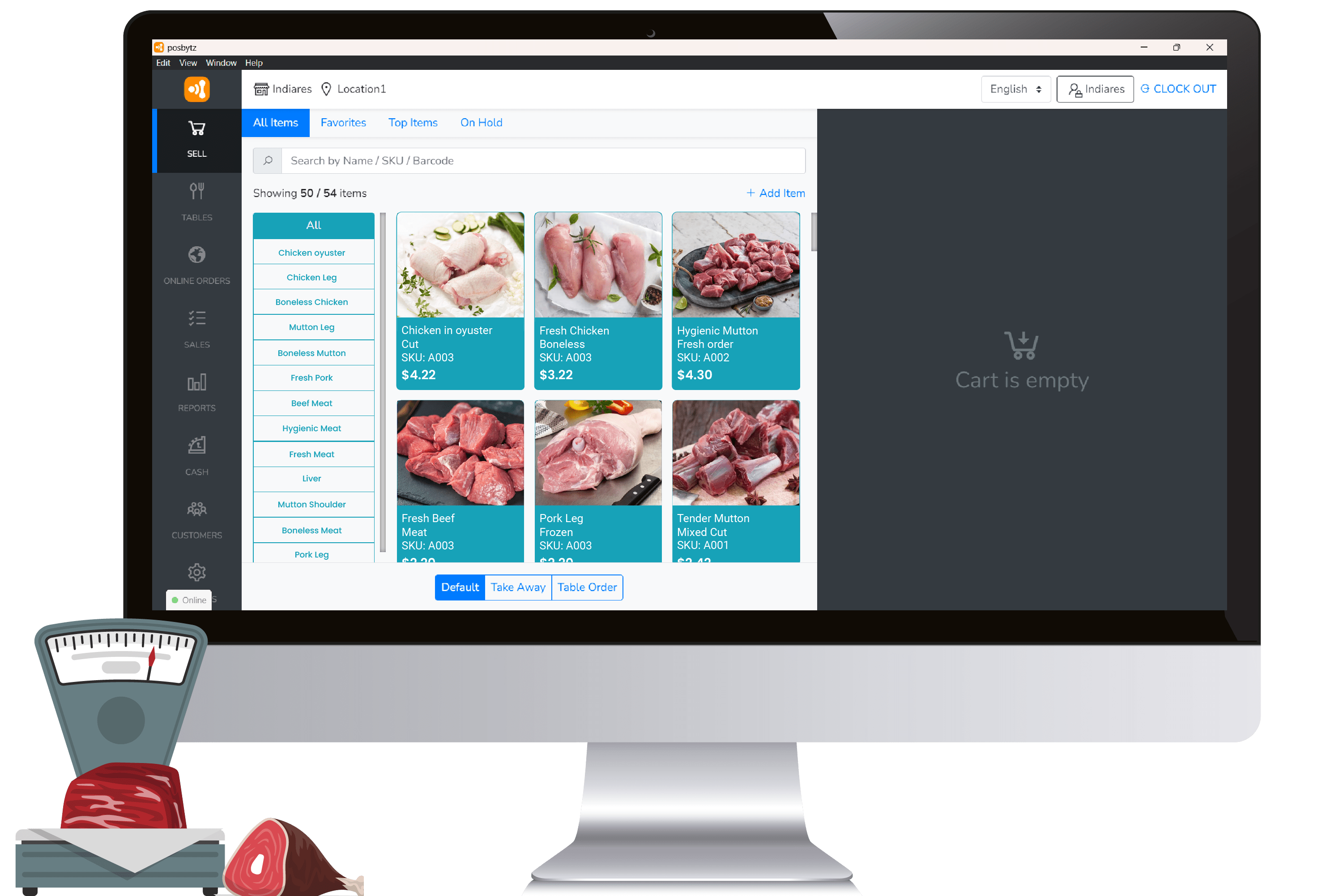Butchery billing software for meat business