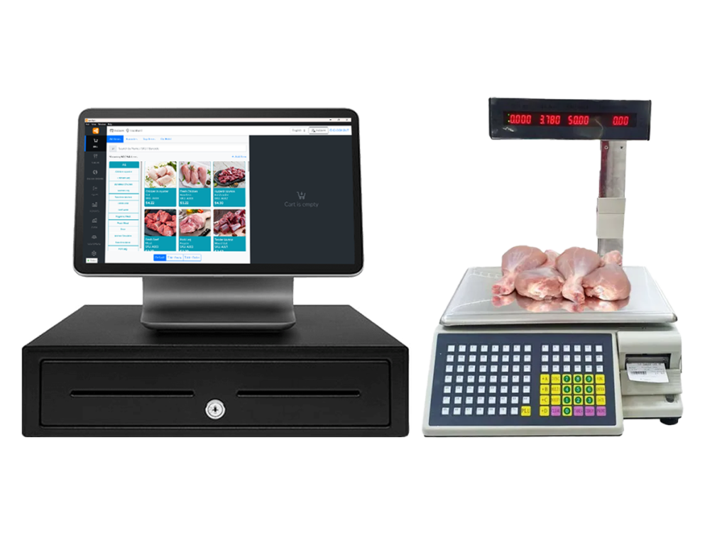 Butchery shop software with weighing scale