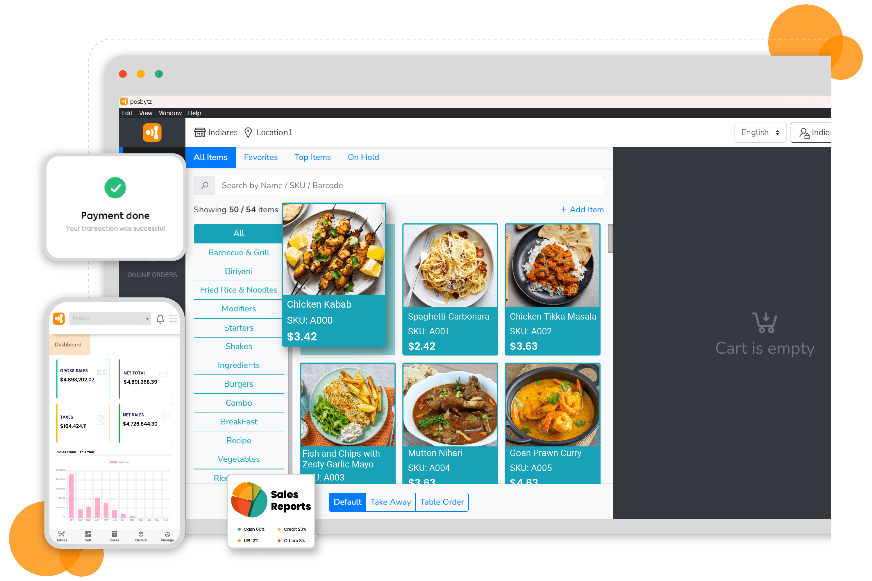 Windows POS for Retail and Restaurant