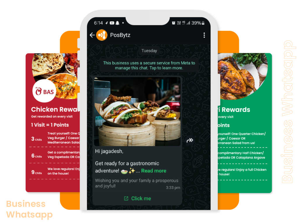 Business whatsapp campaigns for Restaurants and Retail