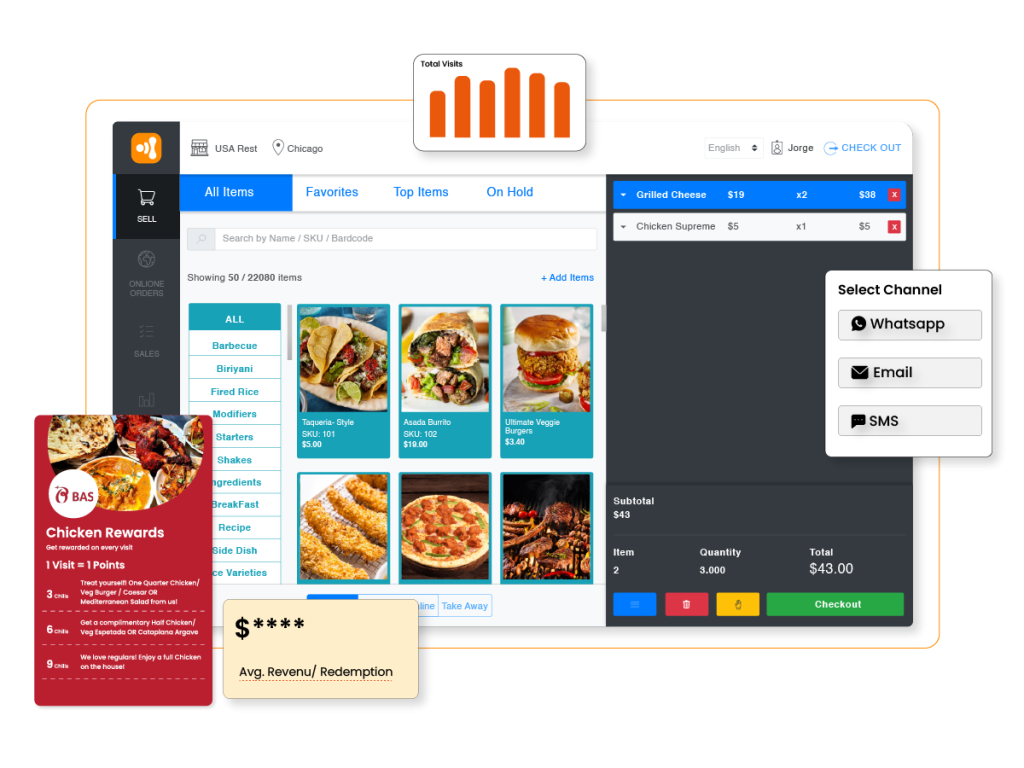 CRM software for Restaurants